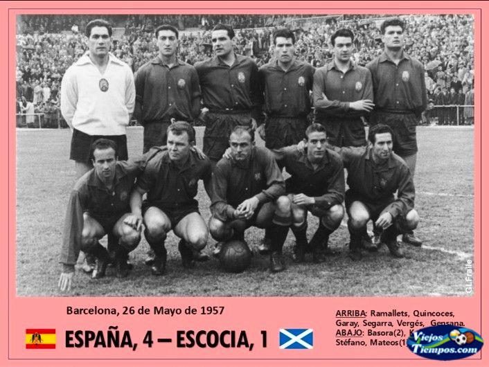 Selección Nacional España 1956 - 1957