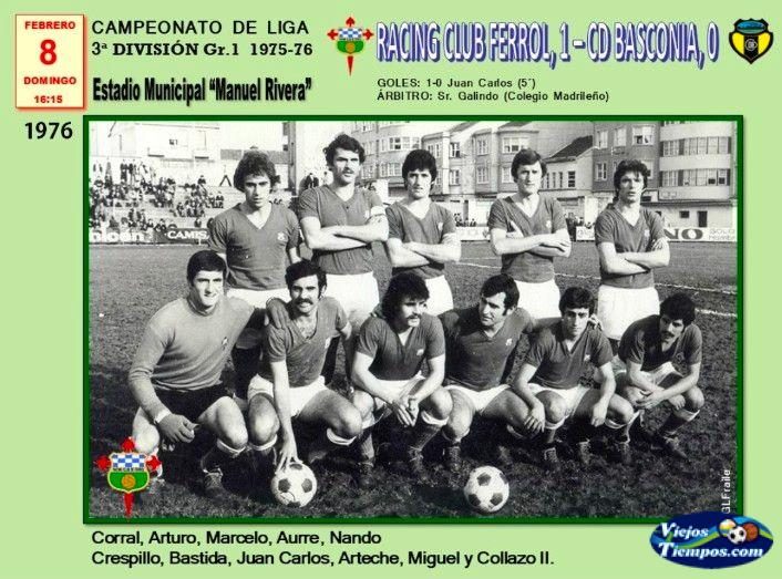 Racing Club de Ferrol 1975 - 1976 Racing Club de Ferrol 1975 - 1976