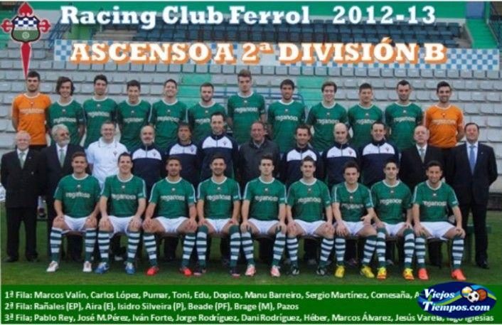 Racing Club de Ferrol S.A.D 2012 - 2013 Racing Club de Ferrol S.A.D 2012 - 2013