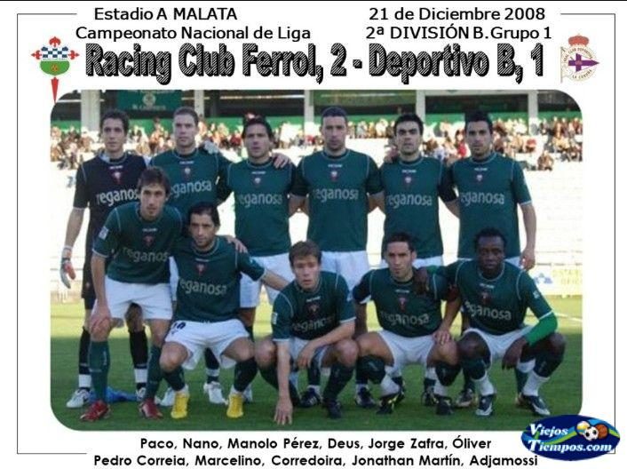 Racing Club de Ferrol S.A.D 2008 - 2009 Racing Club de Ferrol S.A.D 2008 - 2009