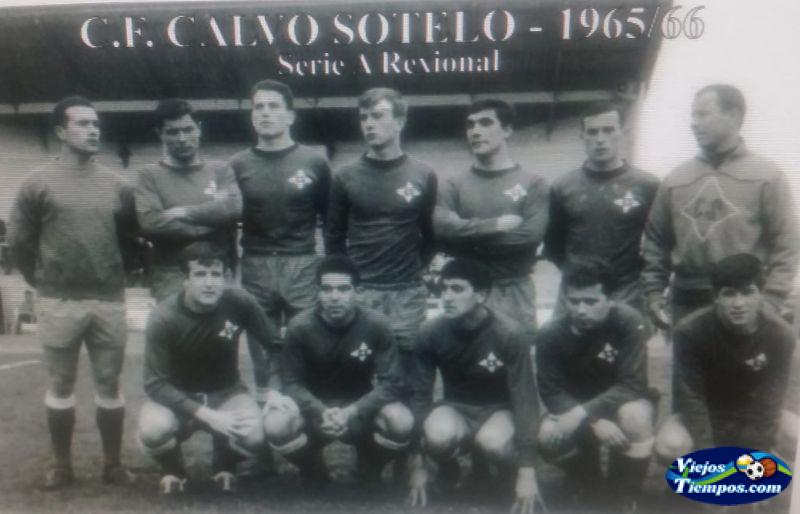 Club de Fútbol Calvo Sotelo Puentes de García Rodríguez. 1965 - 1966 Club de Fútbol Calvo Sotelo Puentes de García Rodríguez. 1965 - 1966