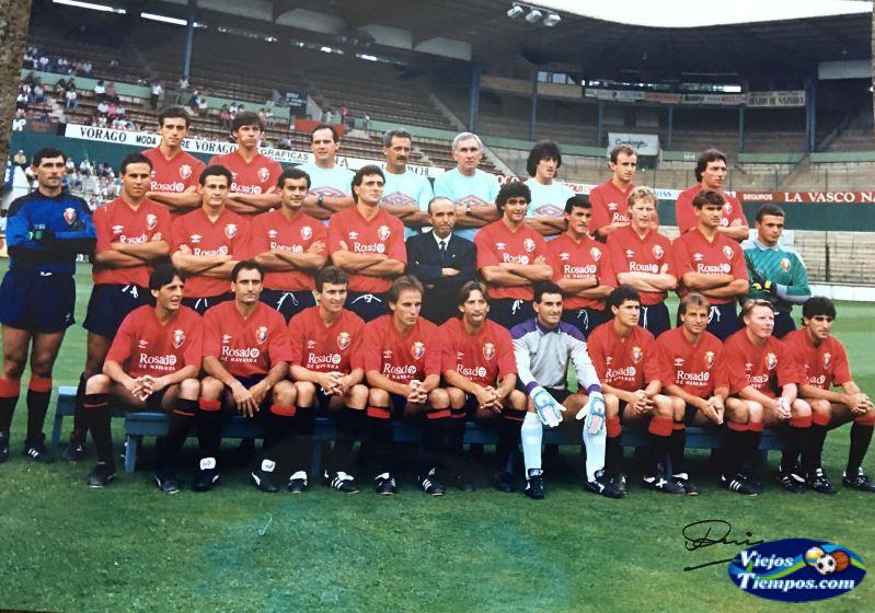Club Atlético Osasuna. 1989 - 1990 Club Atlético Osasuna. 1989 - 1990