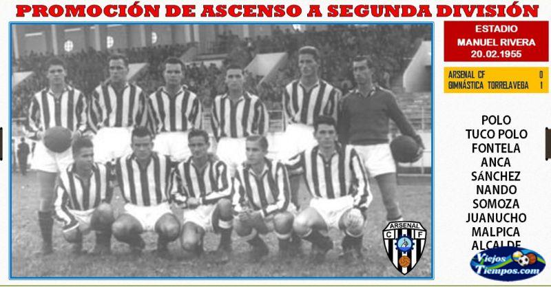 Arsenal Club de Fútbol. 1954 - 1955 Arsenal Club de Fútbol. 1954 - 1955