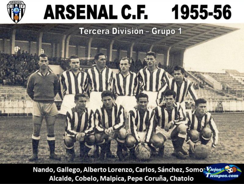 Arsenal Club de Fútbol. 1955 - 1956 Arsenal Club de Fútbol. 1955 - 1956