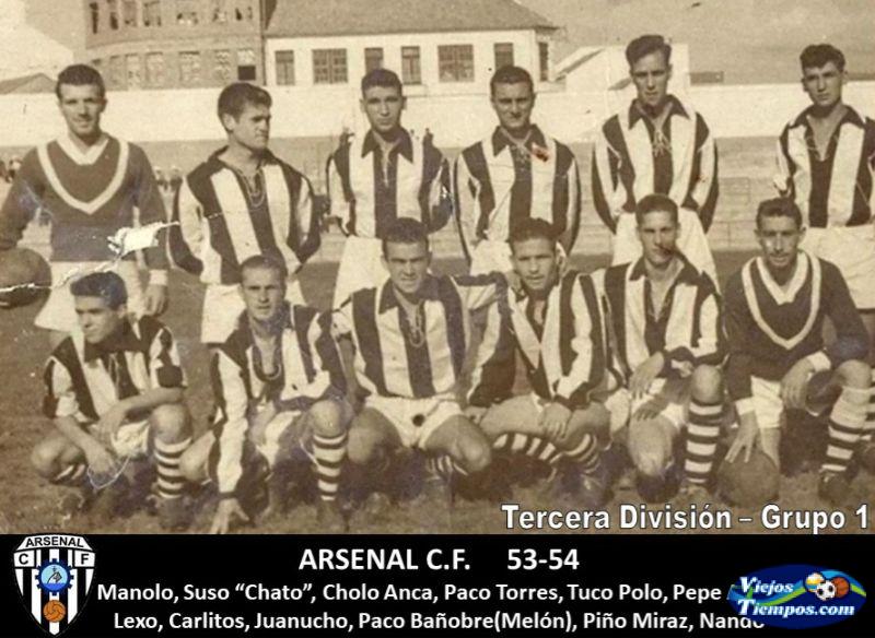 Arsenal Club de Fútbol. 1953 - 1954 Arsenal Club de Fútbol. 1953 - 1954