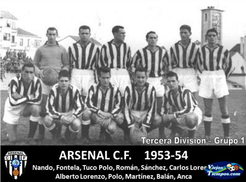 Arsenal Club de Fútbol. 1953 - 1954 Arsenal Club de Fútbol. 1953 - 1954