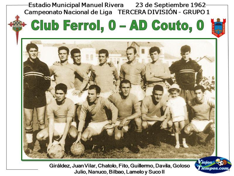 Club Ferrol. 1962 - 1963 Club Ferrol. 1962 - 1963