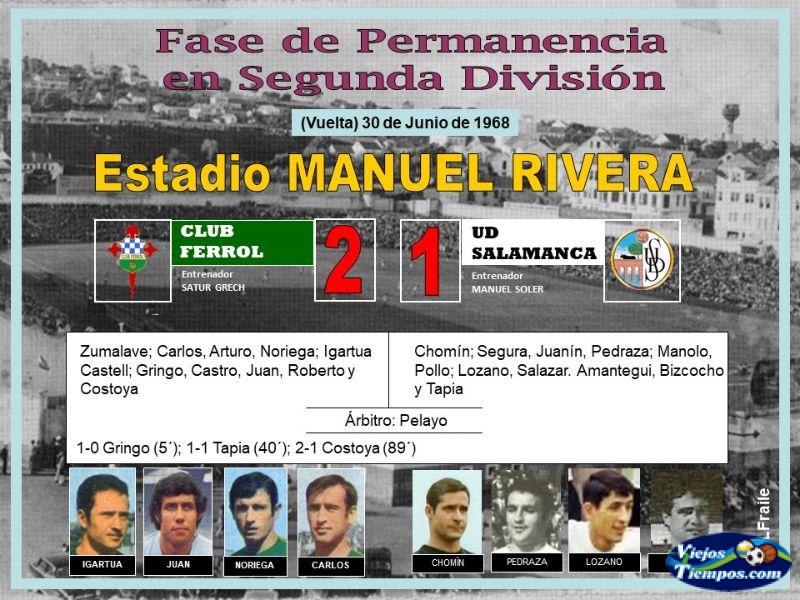 Club Ferrol. 1967 - 1968 Club Ferrol. 1967 - 1968
