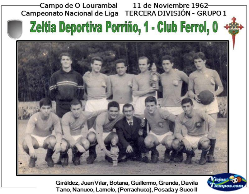 Club Ferrol. 1962 - 1963 Club Ferrol. 1962 - 1963