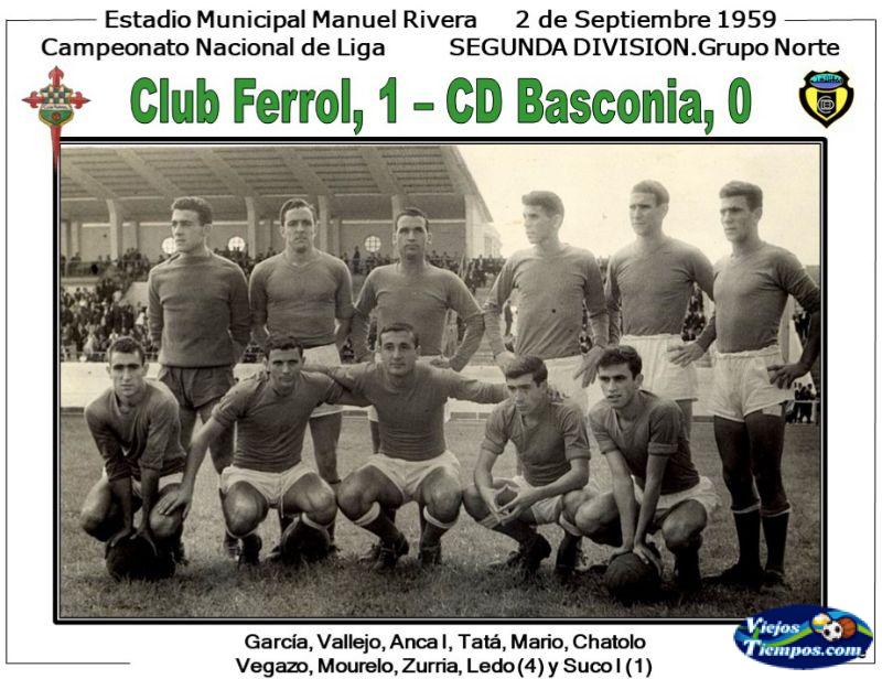 Club Ferrol. 1959 - 1960 Club Ferrol. 1959 - 1960