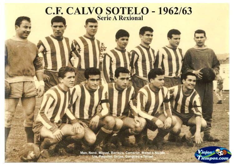 Club de Fútbol Calvo Sotelo Puentes de García Rodríguez. 1962 - 1963 Club de Fútbol Calvo Sotelo Puentes de García Rodríguez. 1962 - 1963