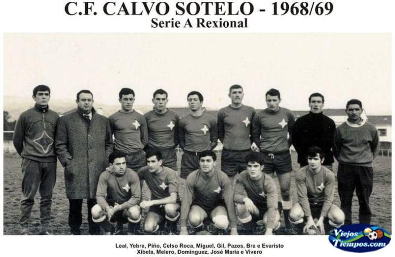 Club de Fútbol Calvo Sotelo Puentes de García Rodríguez. 1968 - 1969 Club de Fútbol Calvo Sotelo Puentes de García Rodríguez. 1968 - 1969