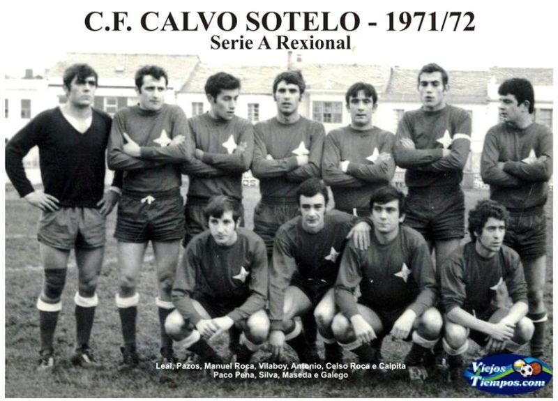 Club de Fútbol Calvo Sotelo Puentes de García Rodríguez. 1971 - 1972