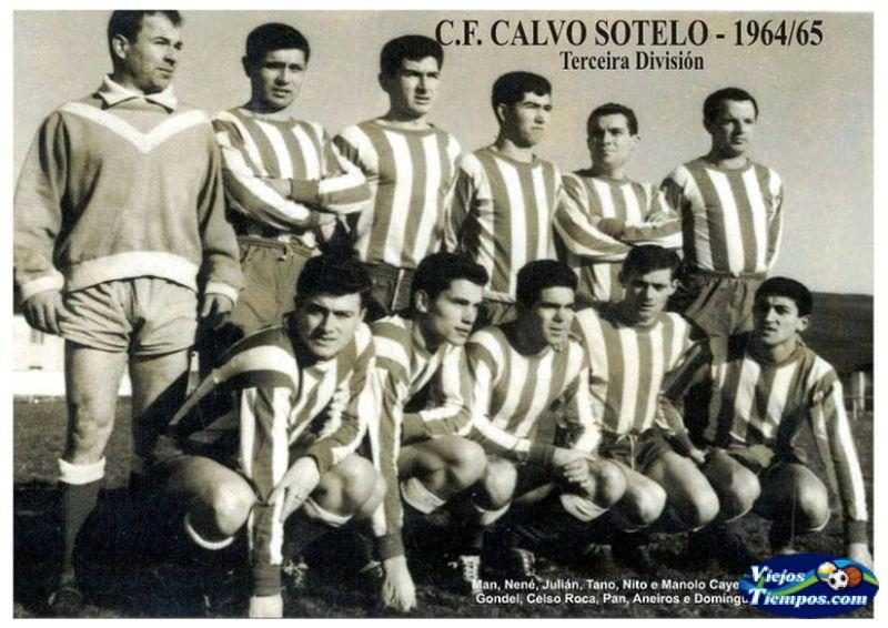 Club de Fútbol Calvo Sotelo Puentes de García Rodríguez. 1964 - 1965 Club de Fútbol Calvo Sotelo Puentes de García Rodríguez. 1964 - 1965