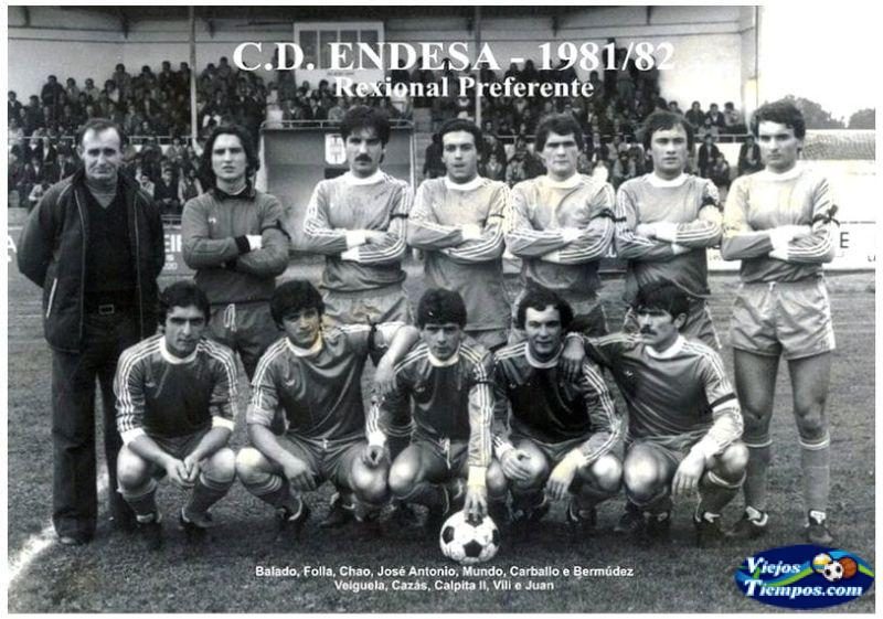 Club Deportivo Endesa As Pontes. 1981 - 1982 Club Deportivo Endesa As Pontes. 1981 - 1982