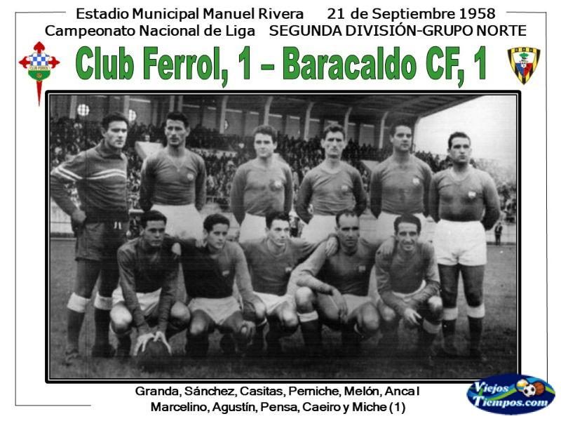 Club Ferrol. 1958 - 1959 Club Ferrol. 1958 - 1959