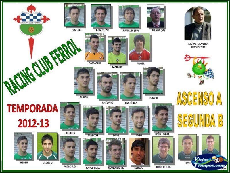 Racing Club de Ferrol S.A.D 2012 - 2013 Racing Club de Ferrol S.A.D 2012 - 2013