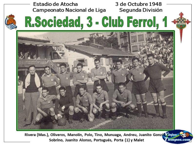 Club Ferrol. 1948 - 1949 Club Ferrol. 1948 - 1949
