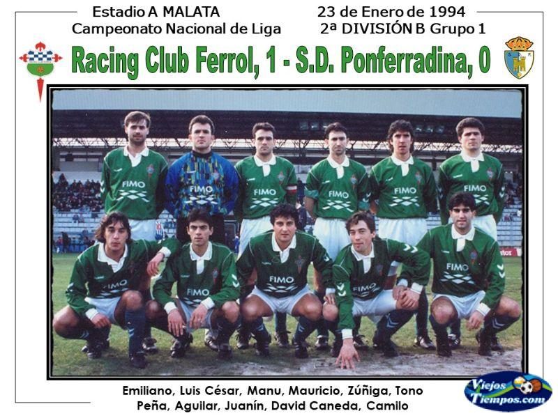 Racing Club de Ferrol. 1993 - 1994 Racing Club de Ferrol. 1993 - 1994