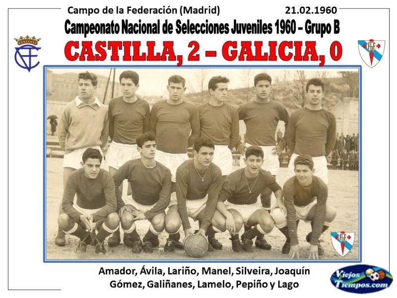 Selección de Galicia. 1959 - 1960 Selección de Galicia. 1959 - 1960
