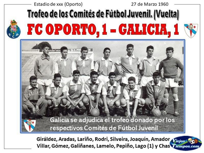 Selección de Galicia. 1959 - 1960 Selección de Galicia. 1959 - 1960