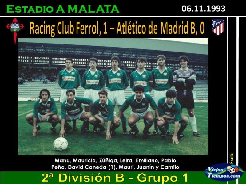Racing Club de Ferrol. 1993 - 1994 Racing Club de Ferrol. 1993 - 1994