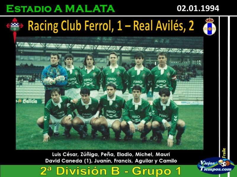 Racing Club de Ferrol. 1993 - 1994 Racing Club de Ferrol. 1993 - 1994