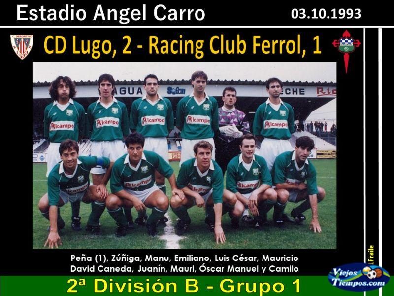 Racing Club de Ferrol. 1993 - 1994 Racing Club de Ferrol. 1993 - 1994