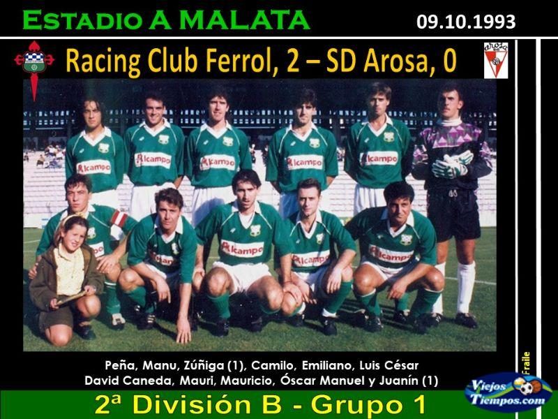 Racing Club de Ferrol. 1993 - 1994 Racing Club de Ferrol. 1993 - 1994