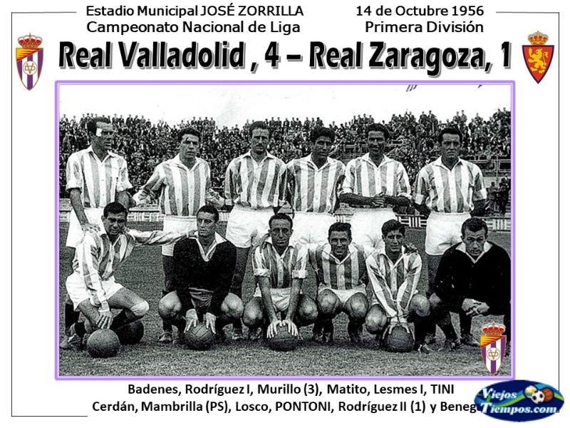 Real Valladolid Deportivo. 1956 - 1957 Real Valladolid Deportivo. 1956 - 1957