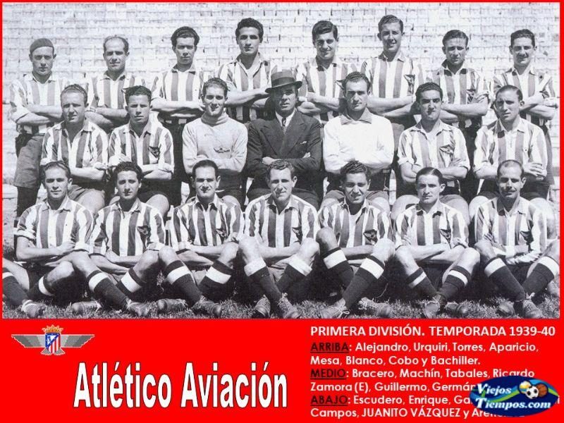 Athletic-Aviación Club. 1939 - 1940 Athletic-Aviación Club. 1939 - 1940