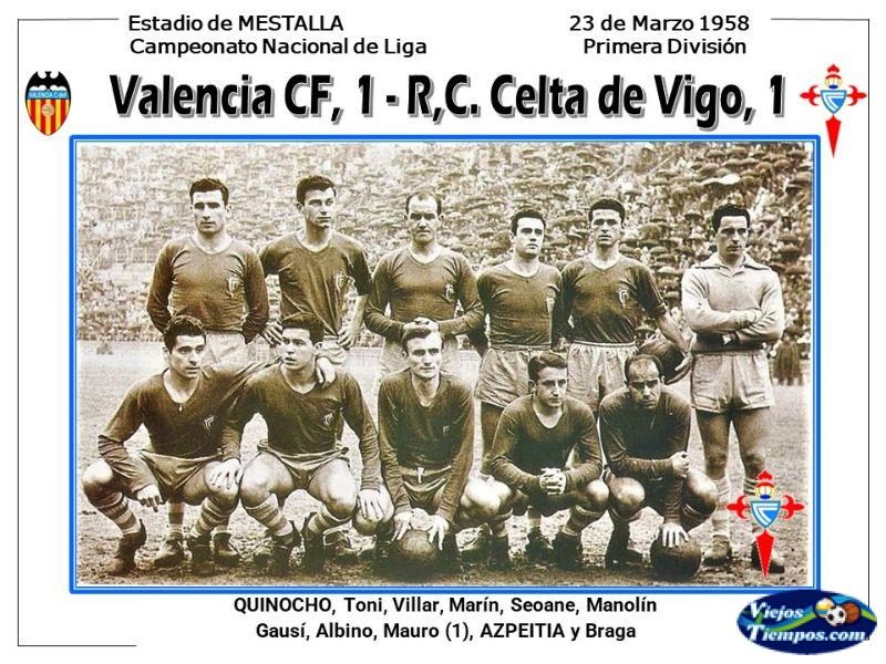 Real Club Celta de Vigo. 1957 - 1958 Real Club Celta de Vigo. 1957 - 1958