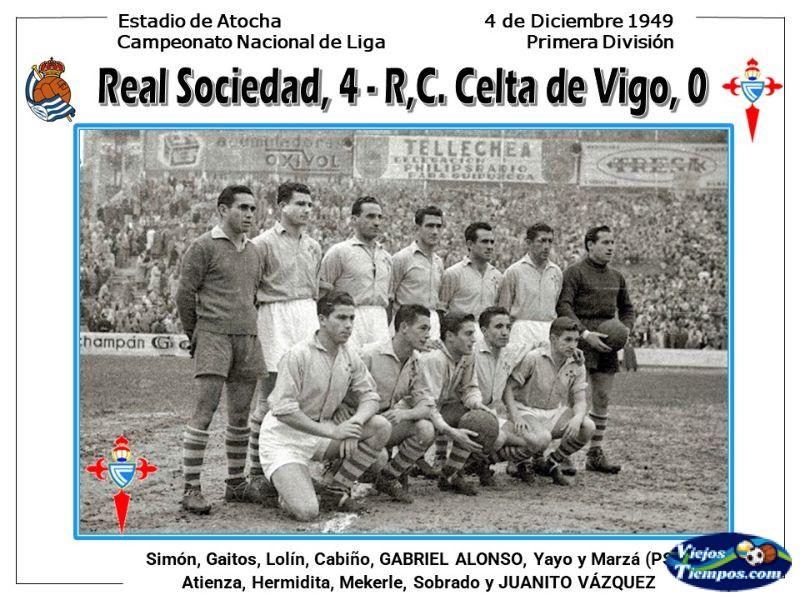 Real Club Celta de Vigo. 1949 - 1950 Real Club Celta de Vigo. 1949 - 1950