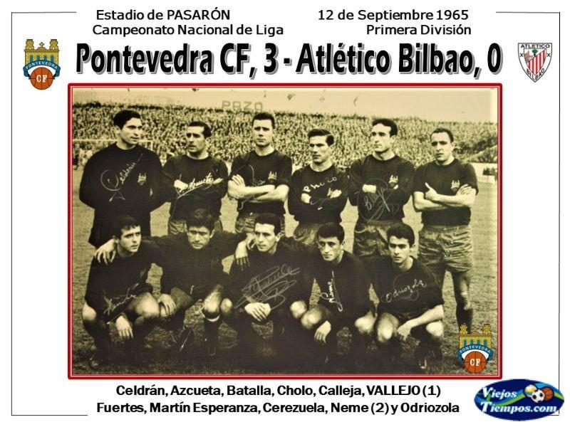 Pontevedra Club de Fútbol. 1965 - 1966 Pontevedra Club de Fútbol. 1965 - 1966