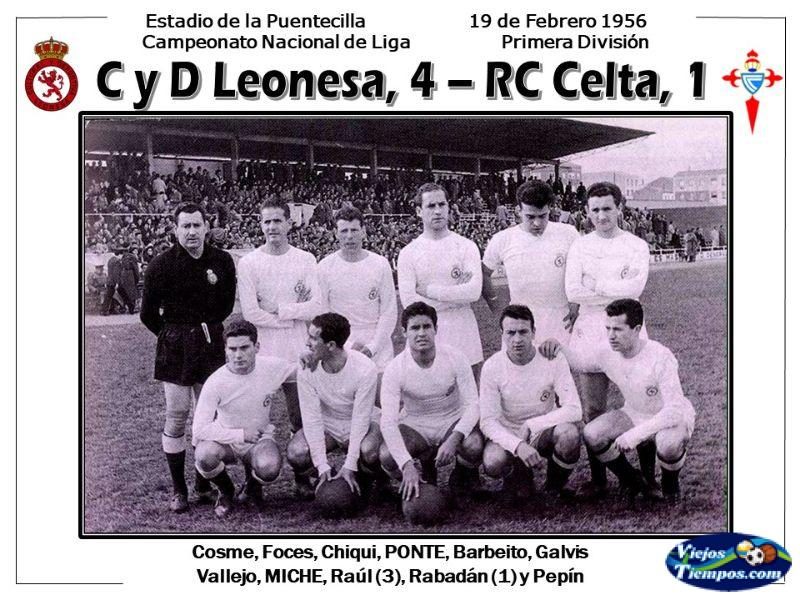 Cultural y Deportiva Leonesa. 1955 - 1956 Cultural y Deportiva Leonesa. 1955 - 1956