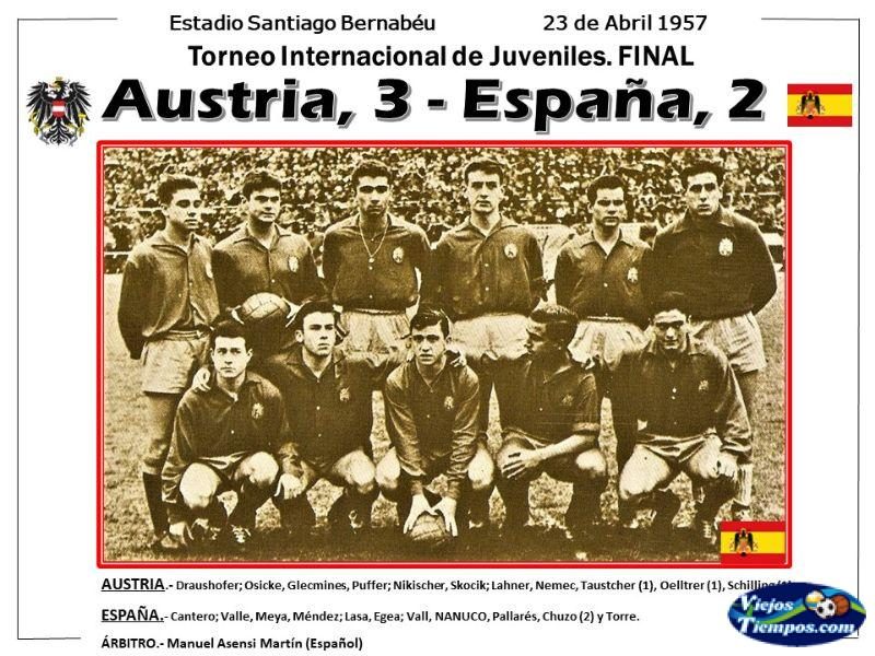 Selección Nacional España. 1957 - 1958 Selección Nacional España. 1957 - 1958