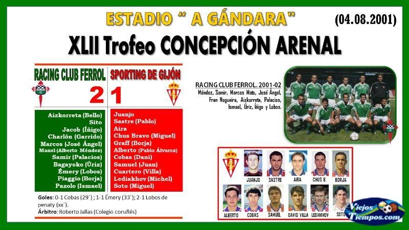Racing Club de Ferrol S.A.D 2001 - 2002 Racing Club de Ferrol S.A.D 2001 - 2002