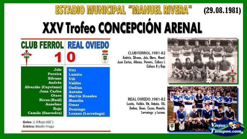 Racing Club de Ferrol. 1981 - 1982 Racing Club de Ferrol. 1981 - 1982