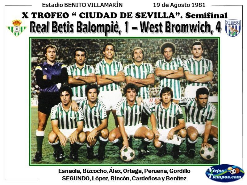 Real Betis Balompié. 1981 - 1982 Real Betis Balompié. 1981 - 1982