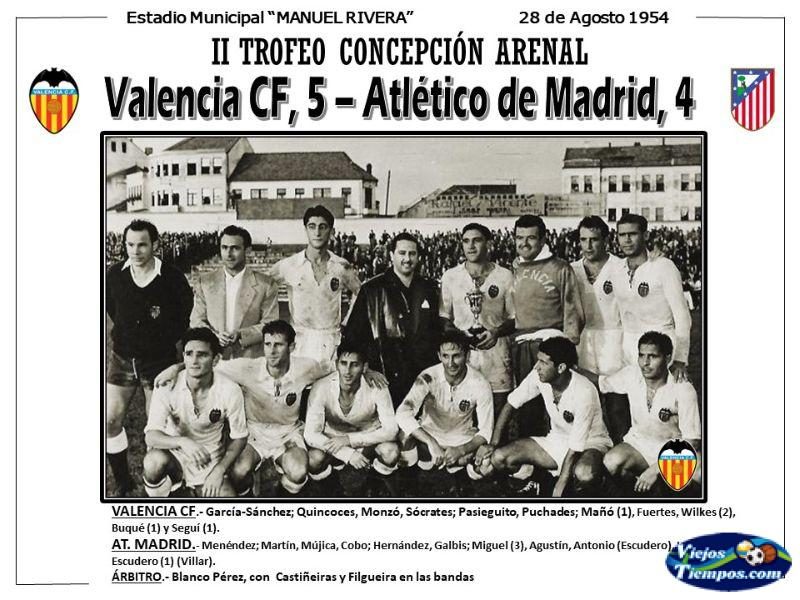 Valencia Club de Fútbol. 1954 - 1955 Valencia Club de Fútbol. 1954 - 1955