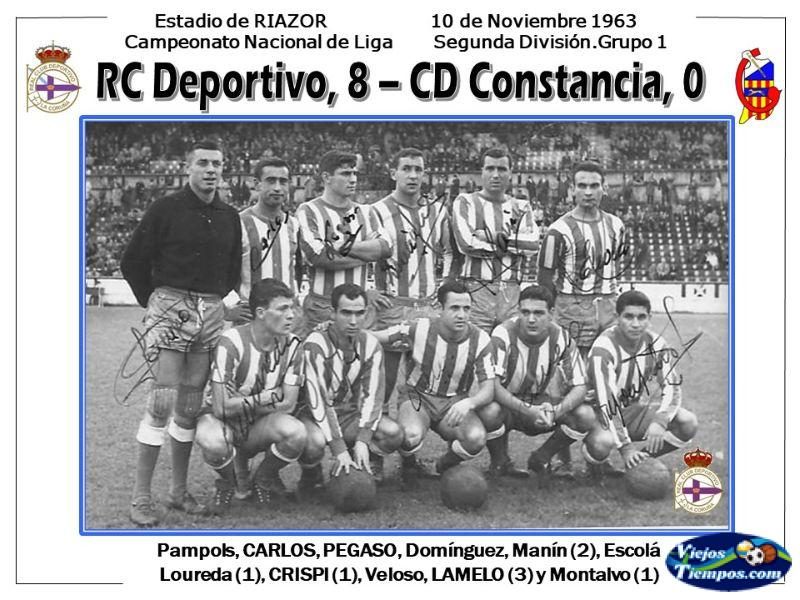 Real Club Deportivo de La Coruña 1963 - 1964 Real Club Deportivo de La Coruña 1963 - 1964