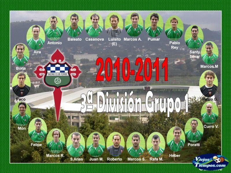 Racing Club de Ferrol S.A.D 2010 - 2011 Racing Club de Ferrol S.A.D 2010 - 2011
