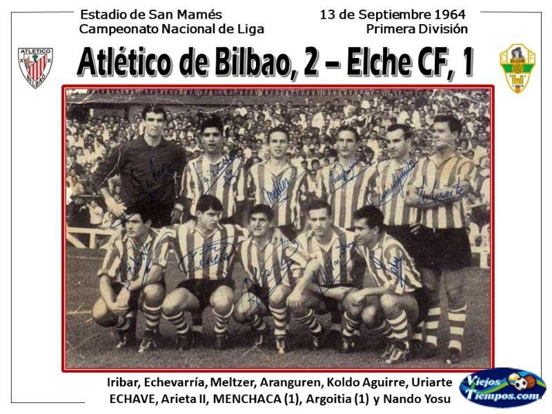 Atlético de Bilbao. 1964 - 1965 Atlético de Bilbao. 1964 - 1965