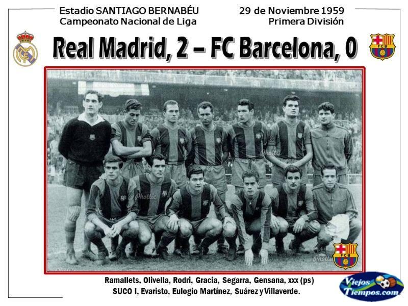 Club de Fútbol Barcelona. 1959 - 1960 Club de Fútbol Barcelona. 1959 - 1960
