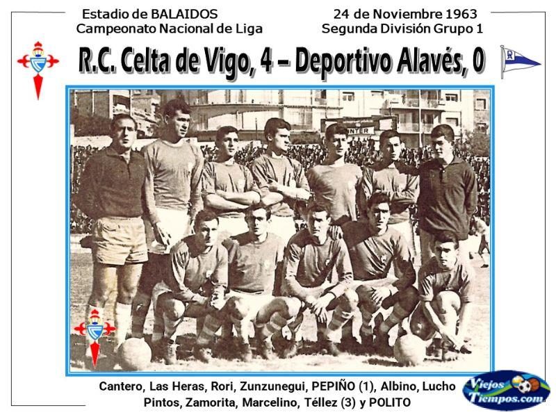 Real Club Celta de Vigo. 1963 - 1964 Real Club Celta de Vigo. 1963 - 1964