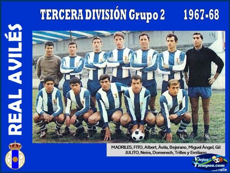Real Avilés Club de Fútbol. 1967 - 1968 Real Avilés Club de Fútbol. 1967 - 1968