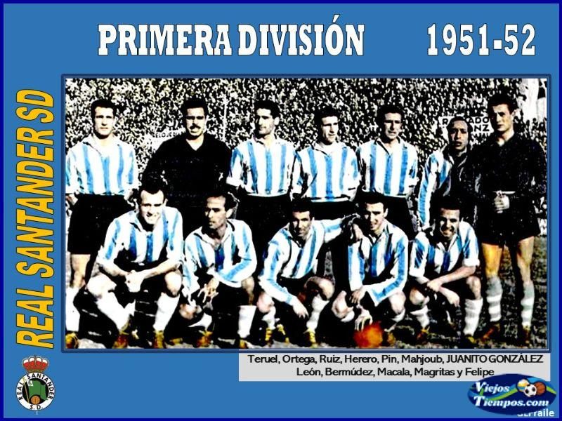 Real Santander Sociedad Deportiva. 1951 - 1952 Real Santander Sociedad Deportiva. 1951 - 1952