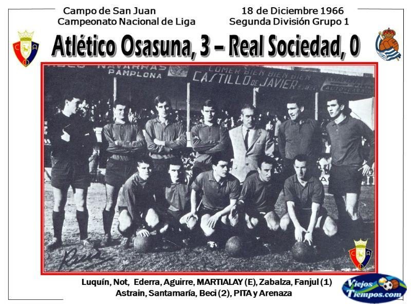 Club Atlético Osasuna. 1966 - 1967 Club Atlético Osasuna. 1966 - 1967