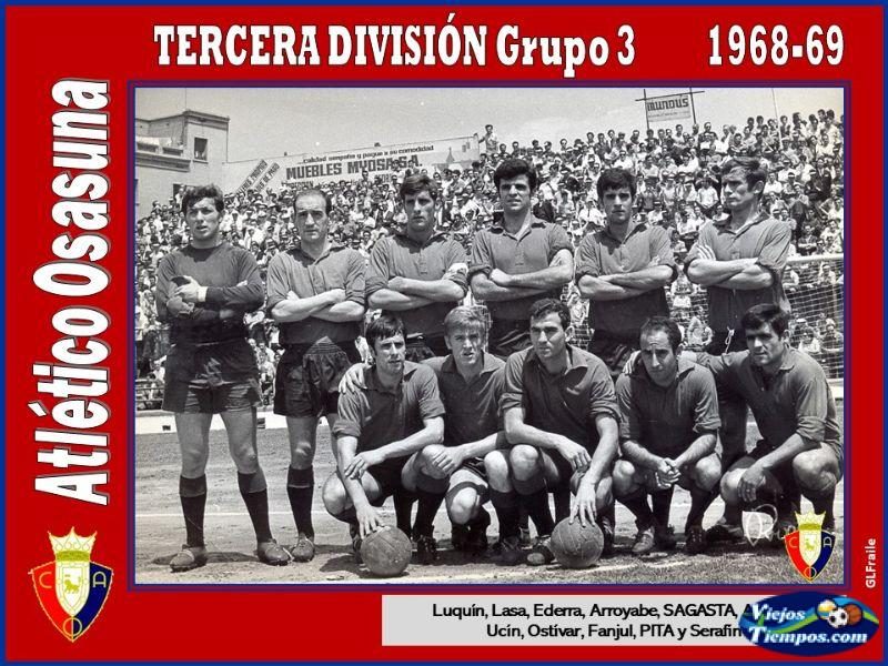 Club Atlético Osasuna. 1968 - 1969 Club Atlético Osasuna. 1968 - 1969