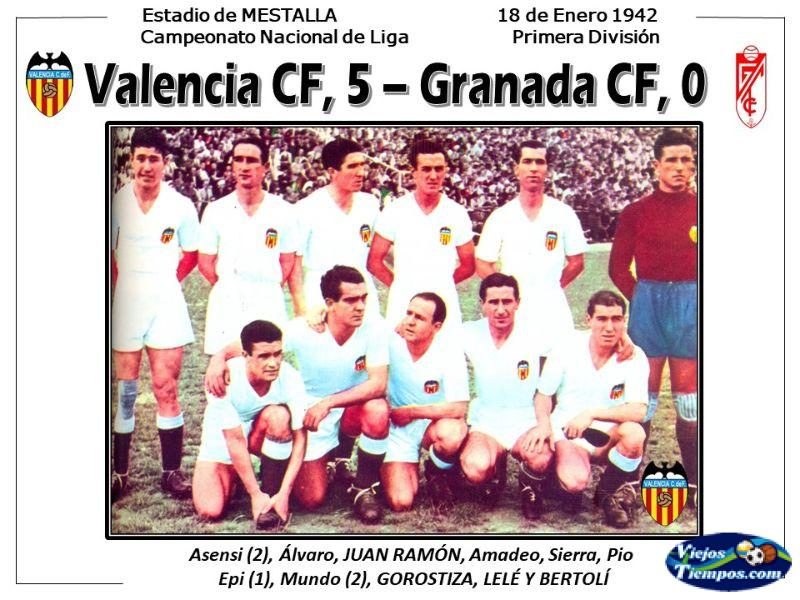 Valencia Club de Fútbol. 1941 - 1942 Valencia Club de Fútbol. 1941 - 1942